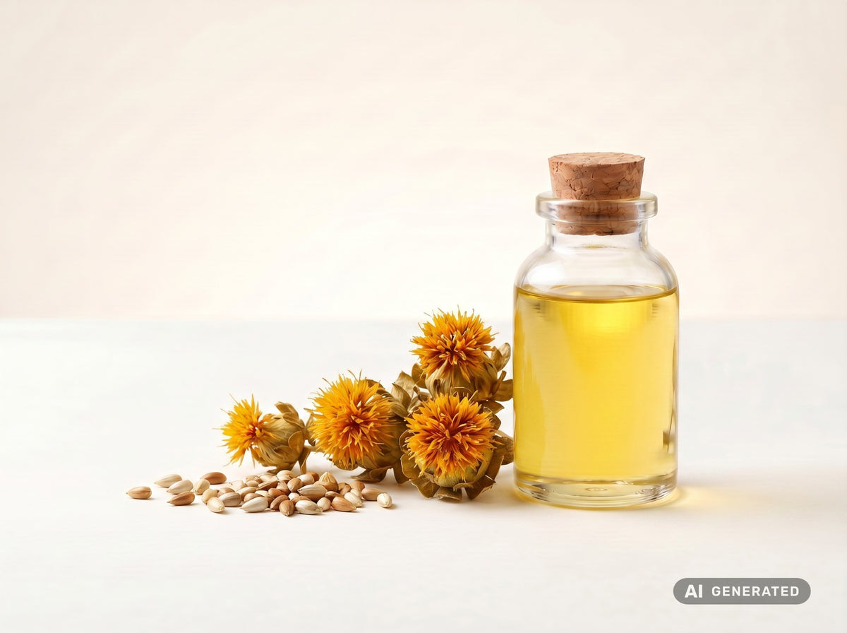 Olio di cartamo spremuto a freddo, bio