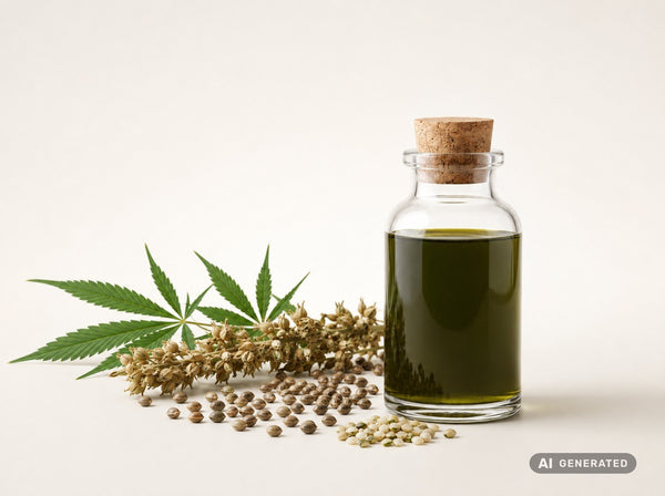 Hemp Seed Oil, cold-pressed, organic