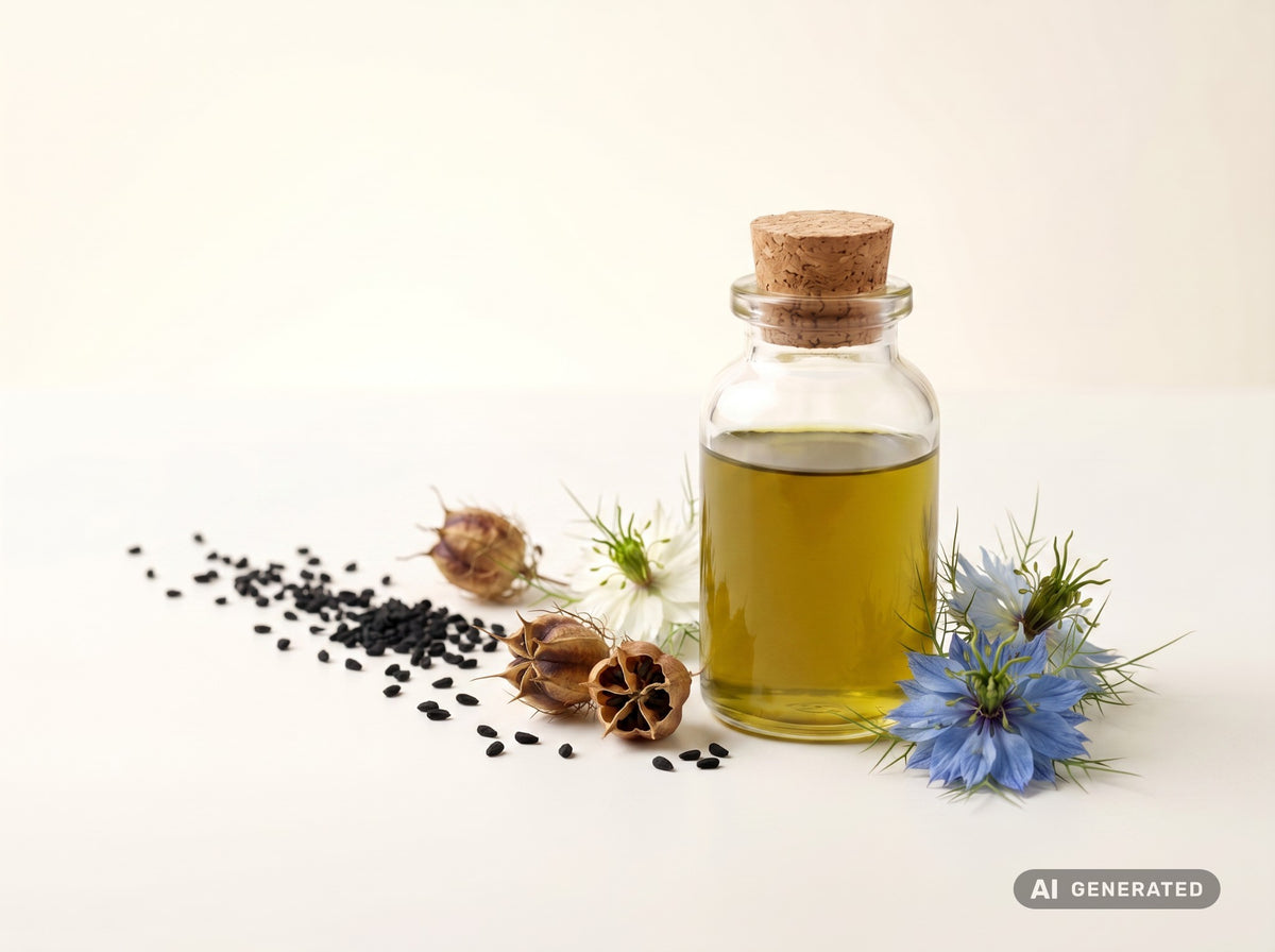 Olio di cumino nero spremuto a freddo, bio (Egitto) (alimentare)